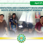 Social Orientation and Community Involvement Office Hosts Stress Management Seminar