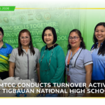 ST-MTCC CONDUCTS TURNOVER ACTIVITY AT TIGBAUAN NATIONAL HIGH SCHOOL
